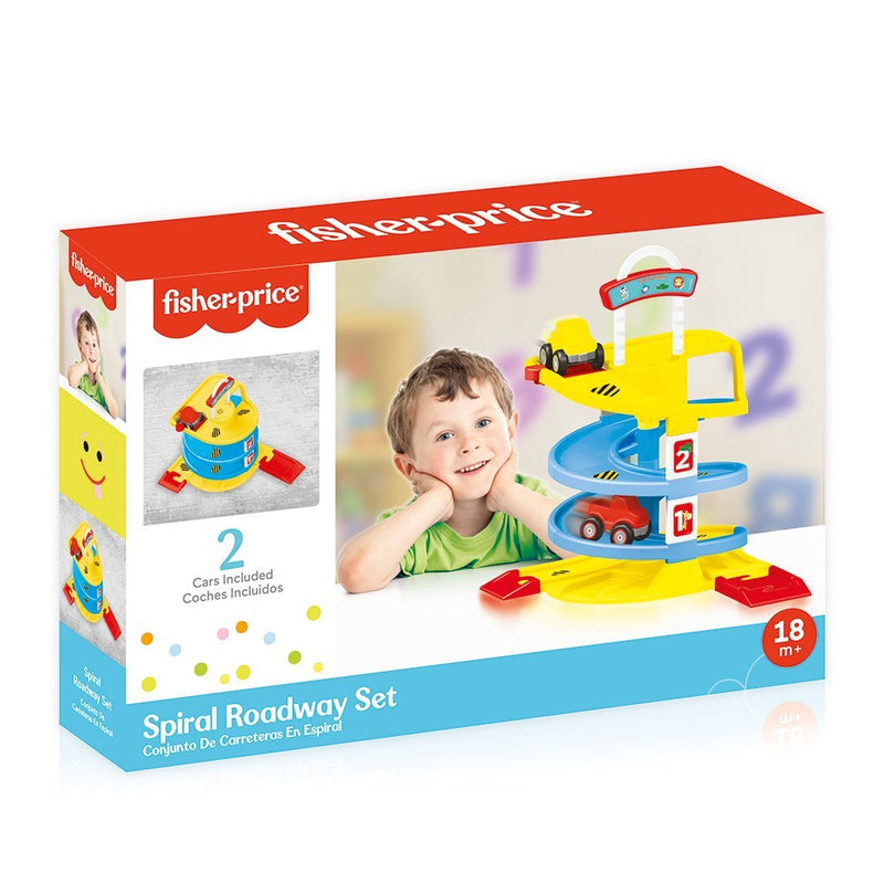 Afbeelding laden in galerijviewer, Dolu fisher price spiraal auto speelset
