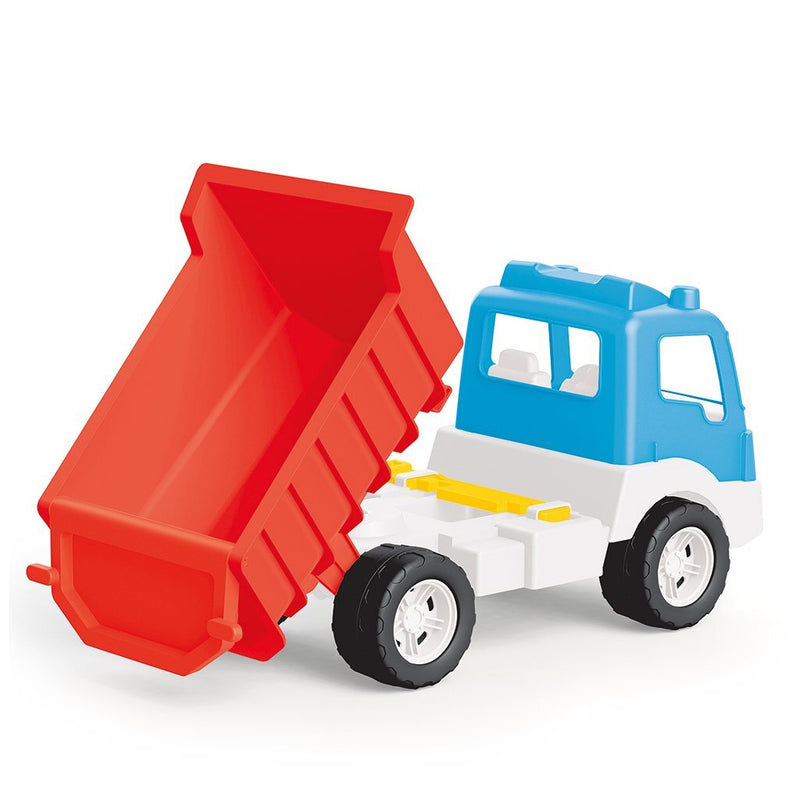 Afbeelding laden in galerijviewer, Dolu fisher price kiepwagen wit blauw rood
