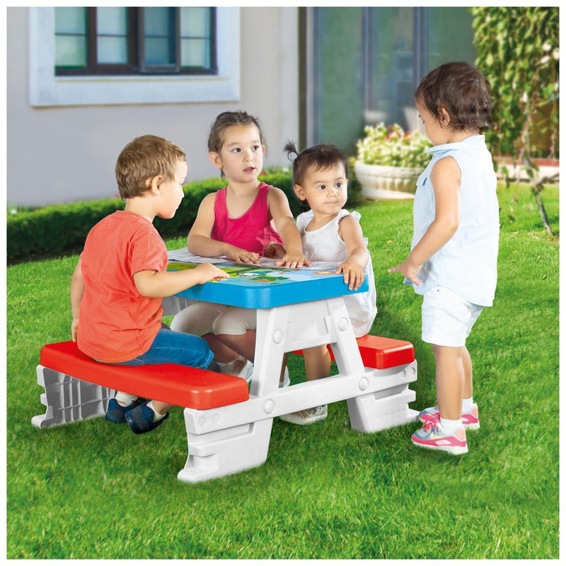 Afbeelding laden in galerijviewer, Dolu fisher price picknicktafel rood wit blauw
