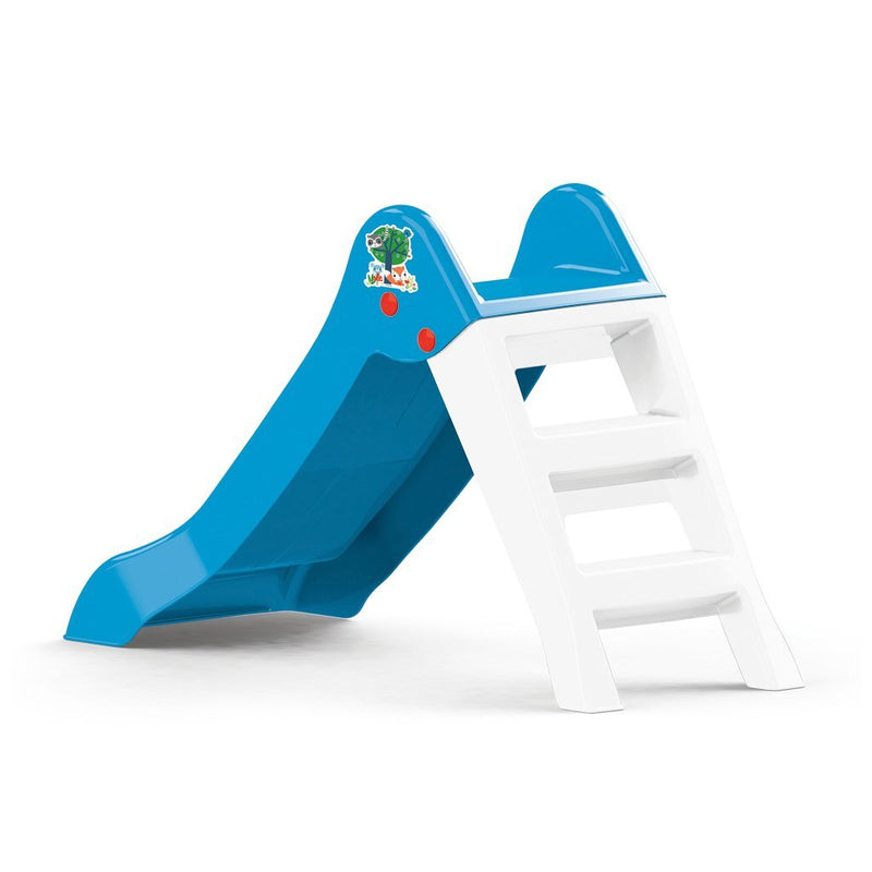 Afbeelding laden in galerijviewer, Dolu fisher price glijbaan 70x111x47 cm blauw wit
