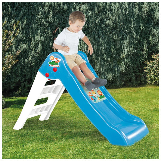 Dolu fisher price glijbaan 70x111x47 cm blauw wit