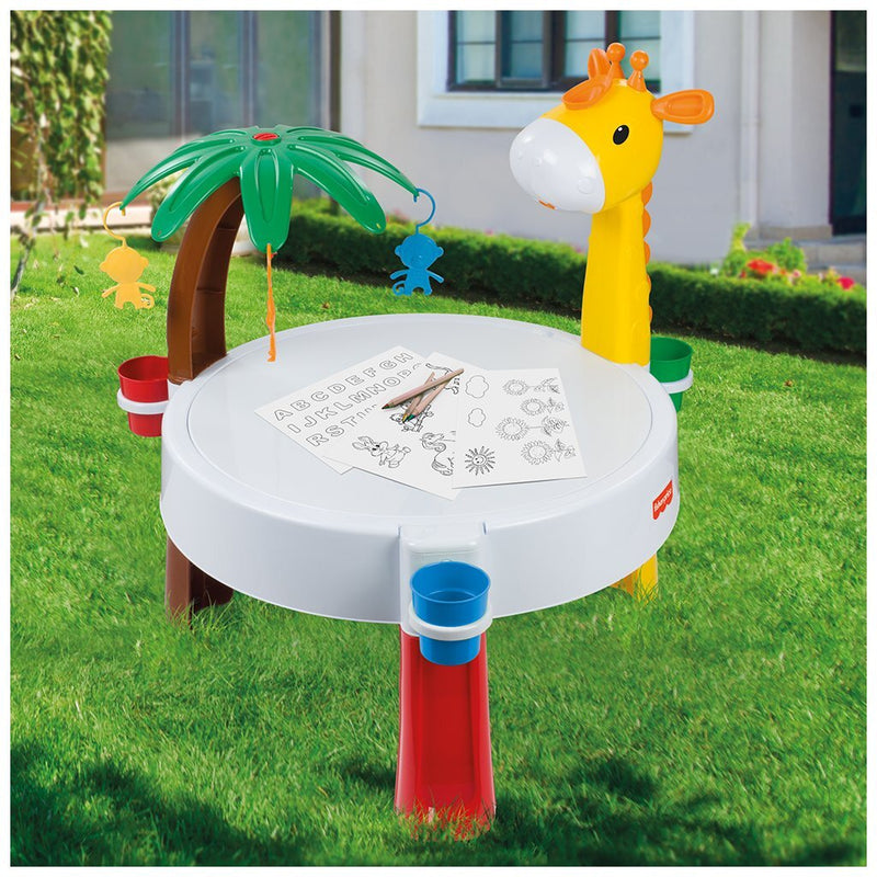 Afbeelding laden in galerijviewer, Dolu fisher price zand-watertafel + accessoires
