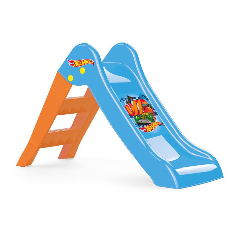 Afbeelding laden in galerijviewer, Dolu hot wheels glijbaan 70x111x47 cm blauw oranje
