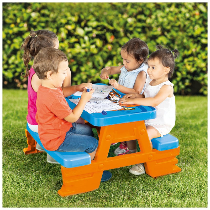 Afbeelding laden in galerijviewer, Dolu hot wheels picknicktafel blauw oranje
