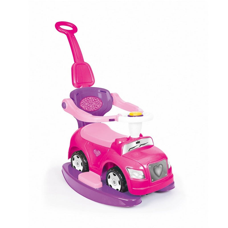 Afbeelding laden in galerijviewer, Dolu eenhoorn loopauto met duwstang roze
