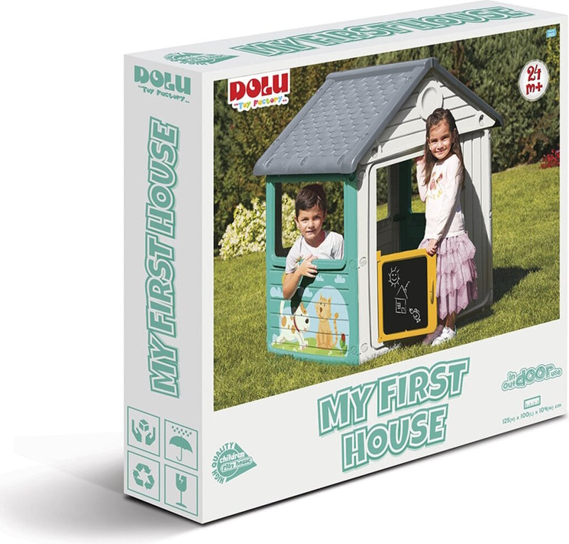 Afbeelding laden in galerijviewer, Dolu Dolu 2612 Speelhuis Mijn Eerste Speelhuis Wit Blauw Geel
