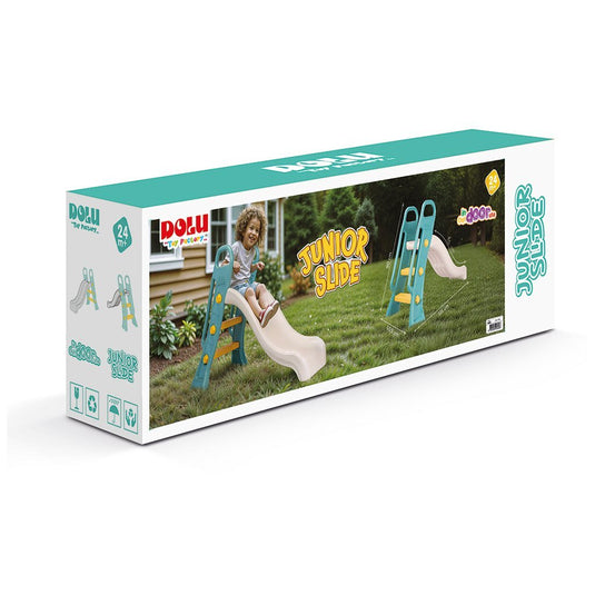 Dolu turquoise geel junior glijbaan