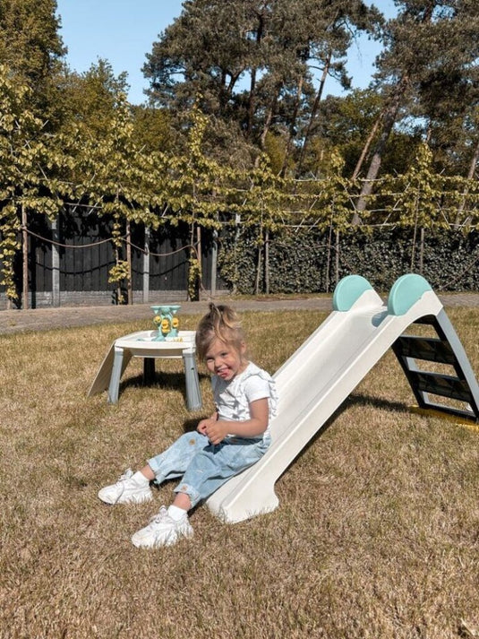 Dolu waterglijbaan 72x133x45 cm wit blauw geel