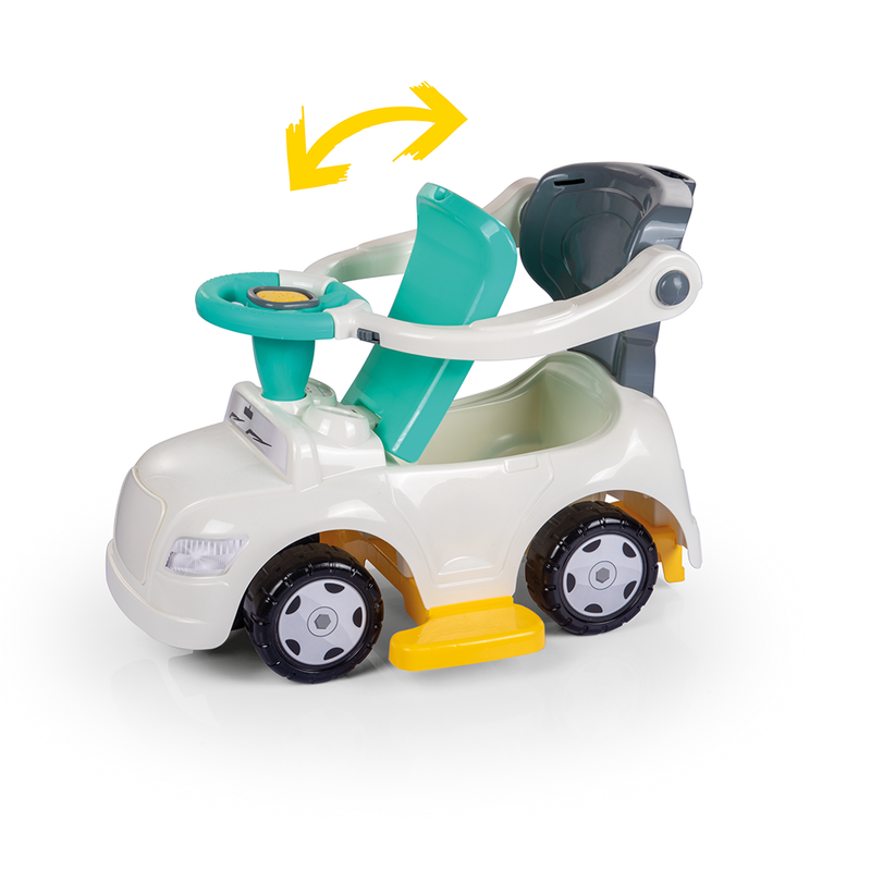 Afbeelding laden in galerijviewer, Dolu step car 4in1 meegroei loopauto met schommelstoel
