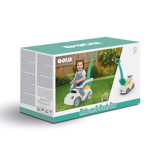 Dolu step car 4in1 meegroei loopauto met schommelstoel