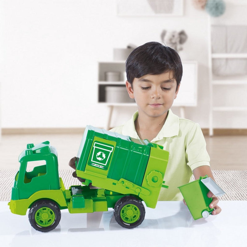 Afbeelding laden in galerijviewer, Dolu vuilniswagen 43 cm groen

