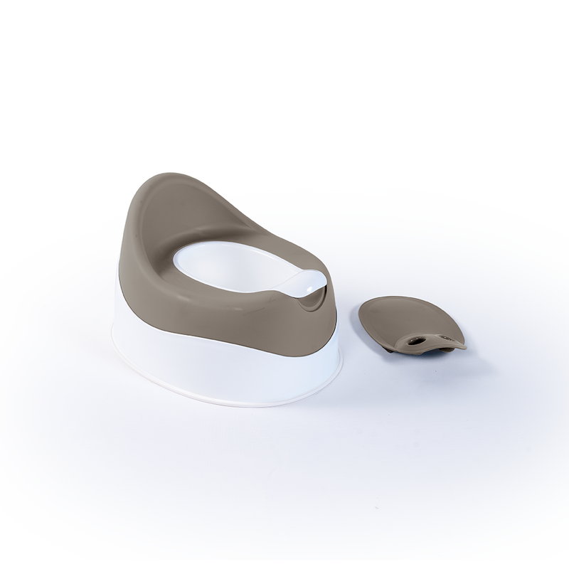Afbeelding laden in galerijviewer, Dolu my first wc leerpotje stone gray
