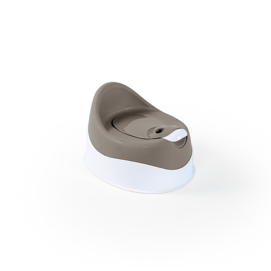 Dolu my first wc leerpotje stone gray