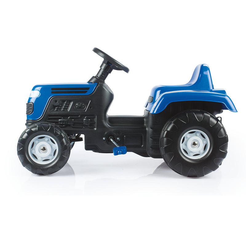 Afbeelding laden in galerijviewer, Dolu traptractor met claxon blauw zwart???????
