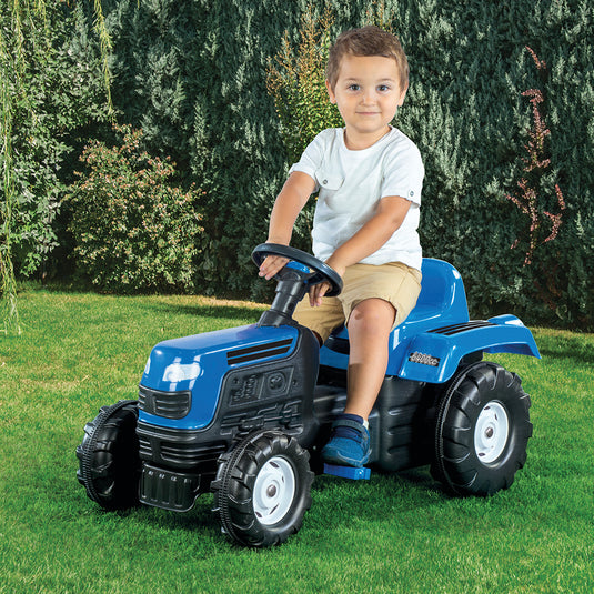 Dolu traptractor met claxon blauw zwart???????