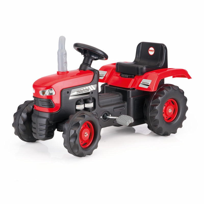 Afbeelding laden in galerijviewer, Dolu traptractor met claxon rood zwart
