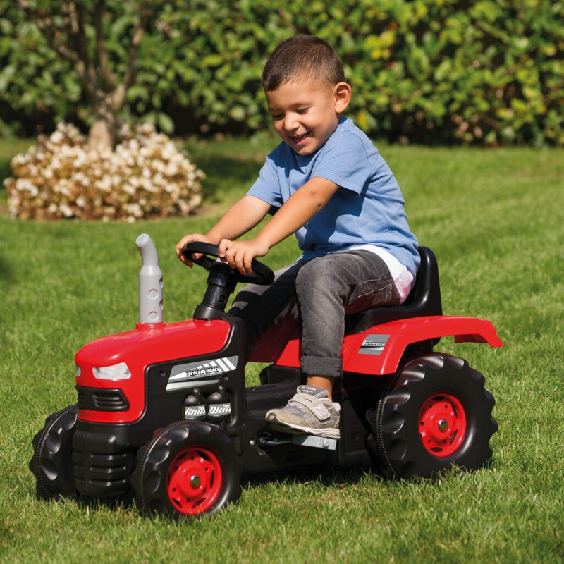 Afbeelding laden in galerijviewer, Dolu traptractor met claxon rood zwart
