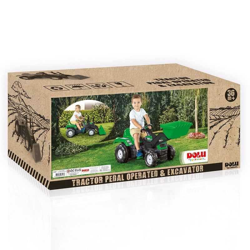 Afbeelding laden in galerijviewer, Dolu traptractor groen
