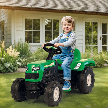 Dolu traptractor claxon groen zwart
