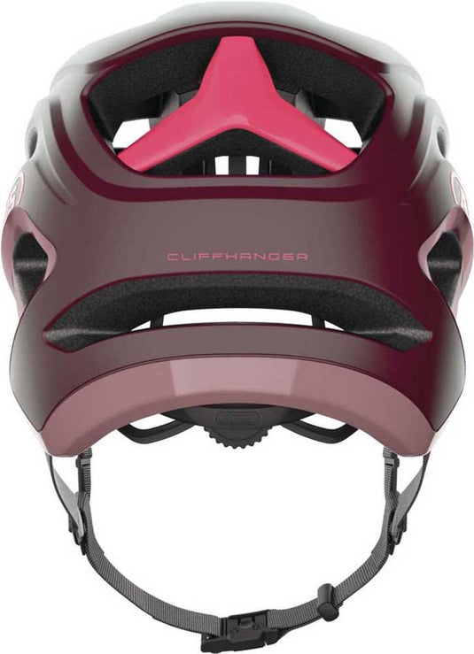 Abus fietshelm cliffhanger wildberry red m - 54-58 cm - rood - geschikt voor gebruik op mountainbikes - 325 g