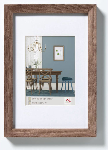 Walther fiorito - mdf houten lijst - fotoformaat 13x18 cm - walnoot