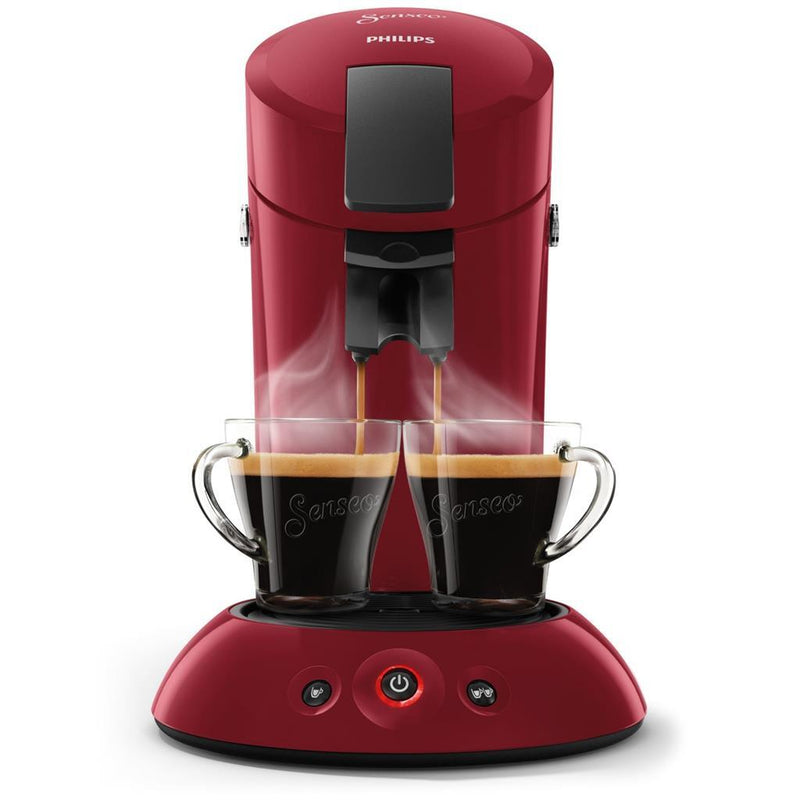 Afbeelding laden in galerijviewer, Philips hd6553 80 senseo original koffiepadapparaat rood
