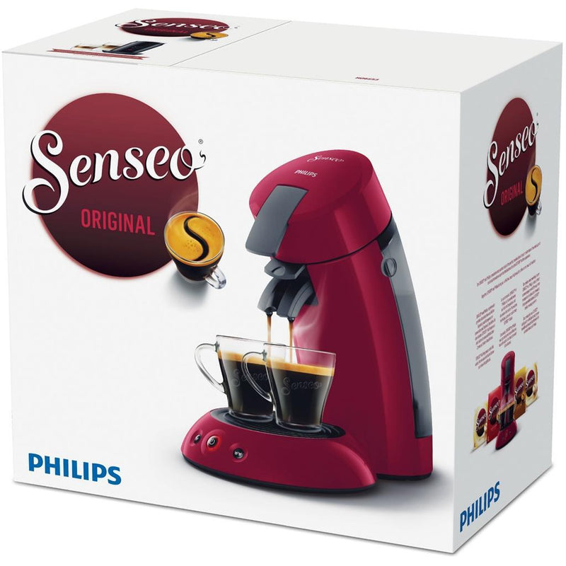 Afbeelding laden in galerijviewer, Philips hd6553 80 senseo original koffiepadapparaat rood
