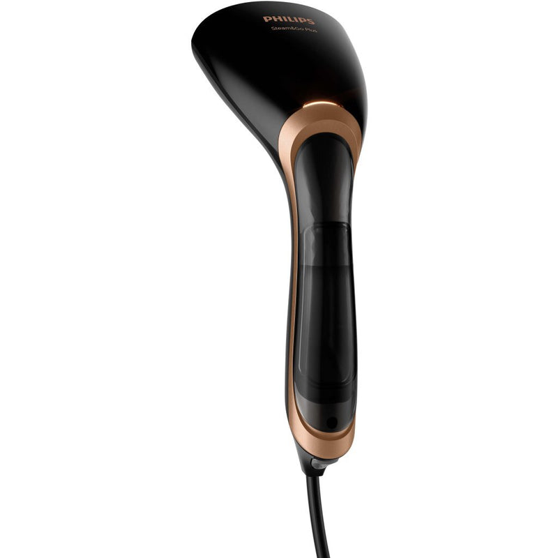 Afbeelding laden in galerijviewer, Philips gc362 80 steam and go kledingstomer zwart goud
