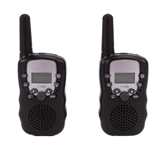 Basic science experiment t-388 walkie talkie + licht zwart