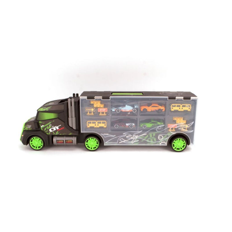 Afbeelding laden in galerijviewer, Rapid whee autotransporter carry case + 4 auto's
