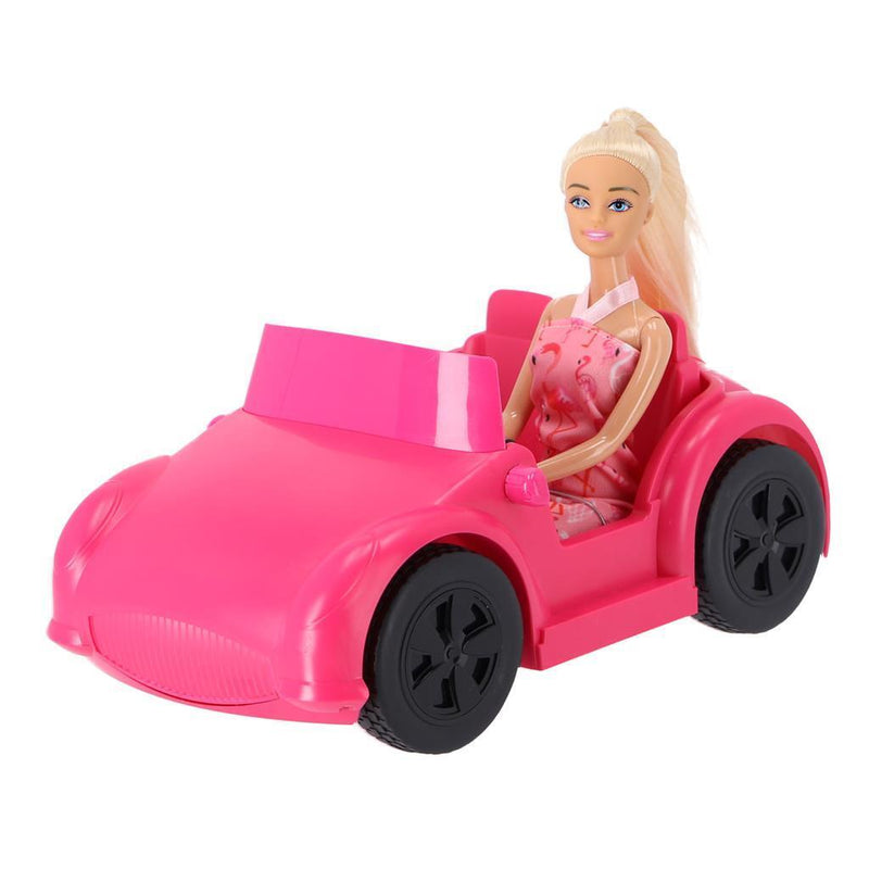 Afbeelding laden in galerijviewer, Fleur pop met auto roze
