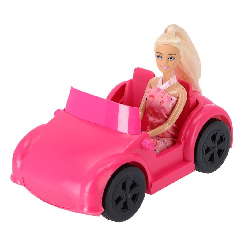 Afbeelding laden in galerijviewer, Fleur pop met auto roze

