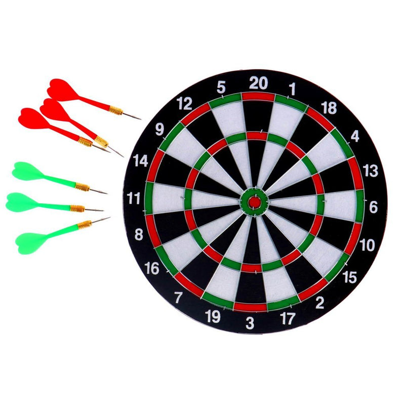 Afbeelding laden in galerijviewer, Overige merken dartboard tweezijdig + 6 pijlen 37 cm
