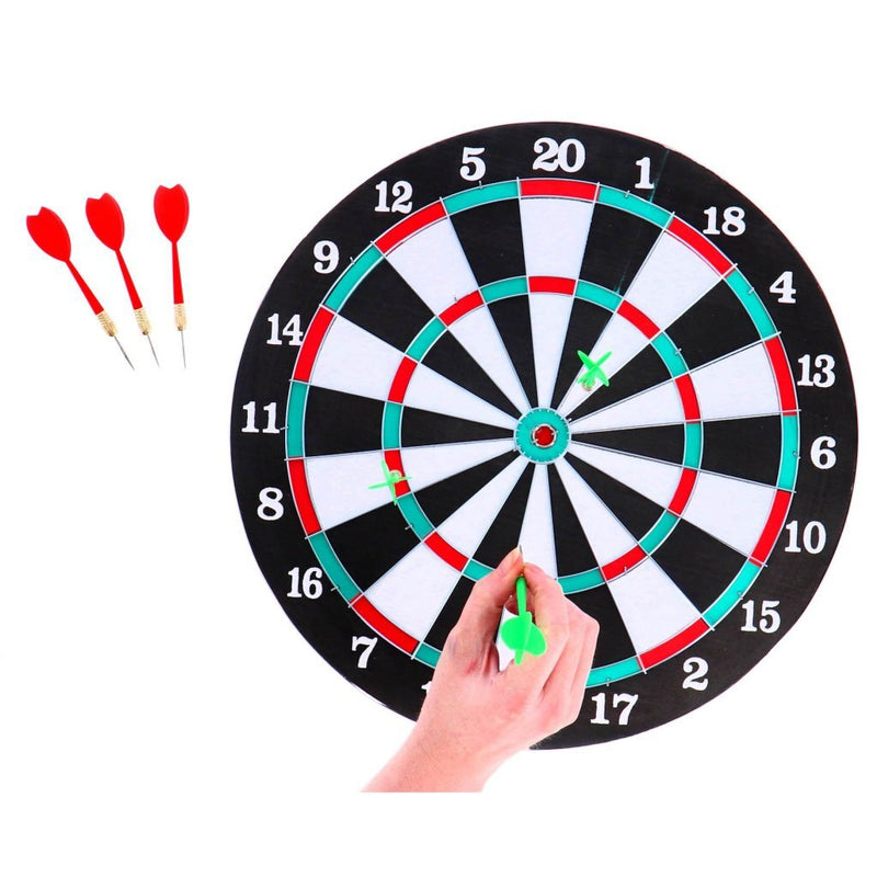 Afbeelding laden in galerijviewer, Overige merken dartboard tweezijdig + 6 pijlen 37 cm
