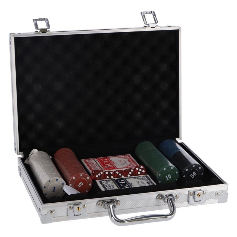 Afbeelding laden in galerijviewer, Overige merken pokerset in koffer 200-delig aluminium
