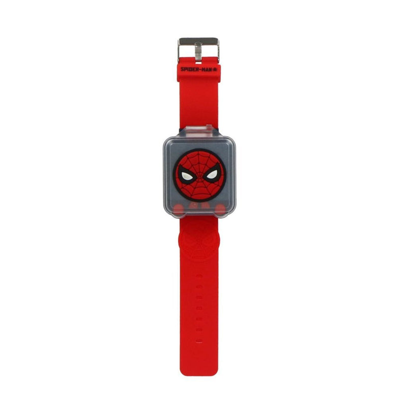 Afbeelding laden in galerijviewer, Spiderman speel en leer horloge rood zwart
