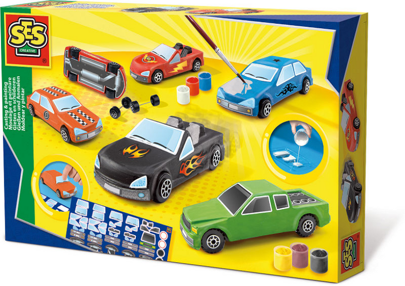 Afbeelding laden in galerijviewer, Ses gieten en schilderen - auto's
