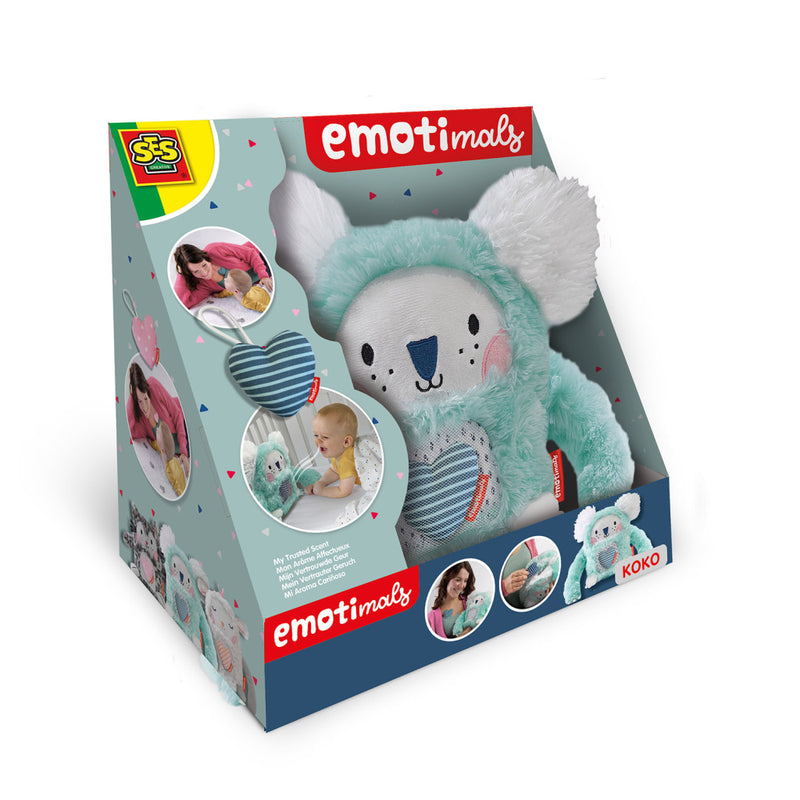Afbeelding laden in galerijviewer, Ses creative emotimals mijn vertrouwde geur koko knuffel
