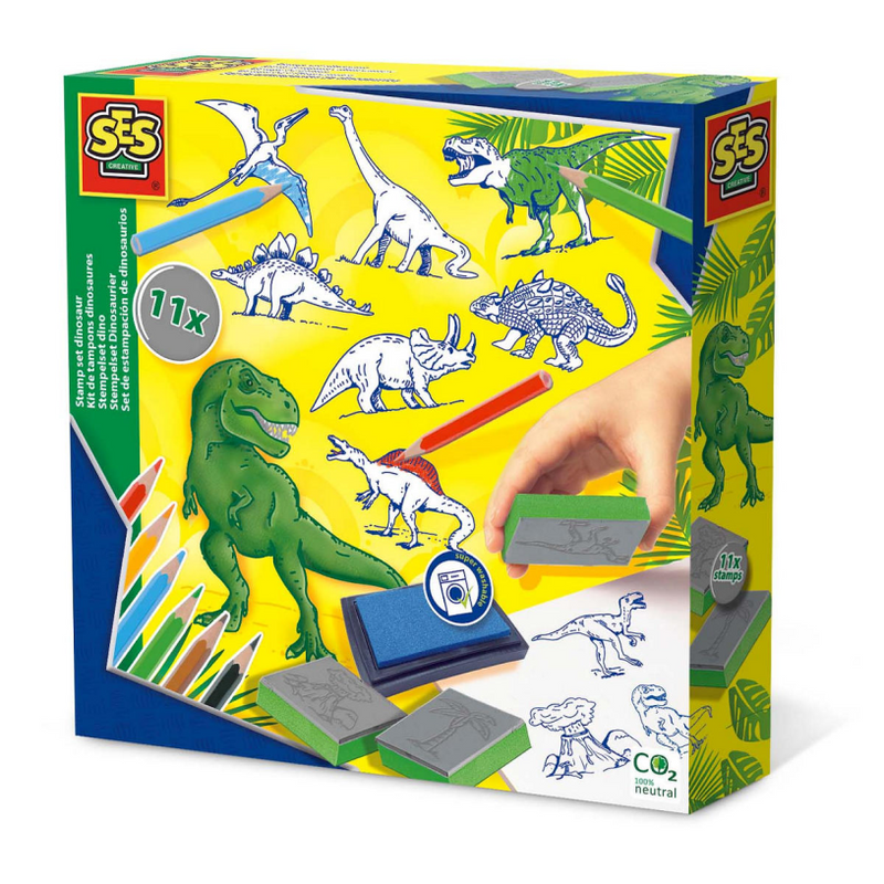 Afbeelding laden in galerijviewer, Ses stempelset dino
