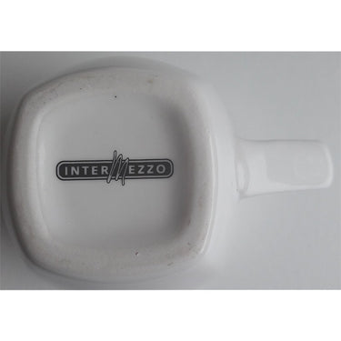 Intermezzo espresso kop en schotel alex meijer logo 3 stuks
