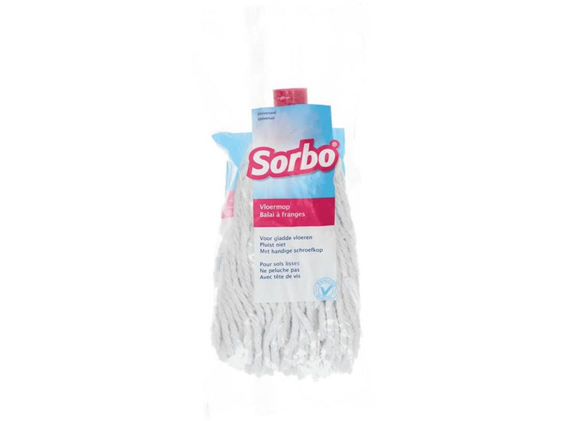 Afbeelding laden in galerijviewer, Sorbo vloermop 125 gram katoen met rode sluiting
