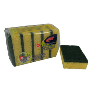 Multy hydrocel krachtige schuurspons 5 stuks