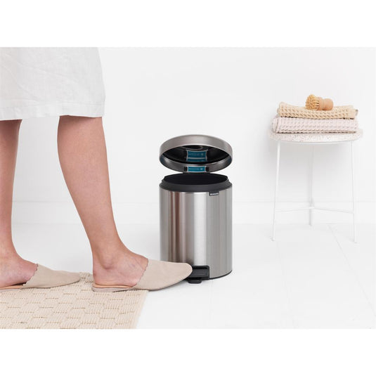 Brabantia newicon pedaalemmer 5l mat staal