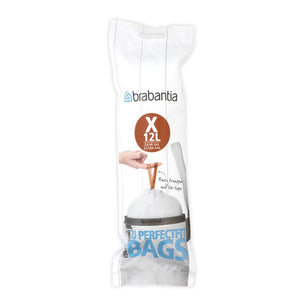Brabantia perfectfit afvalzak, code x, 10-12l,20 stuks | 3 stuks