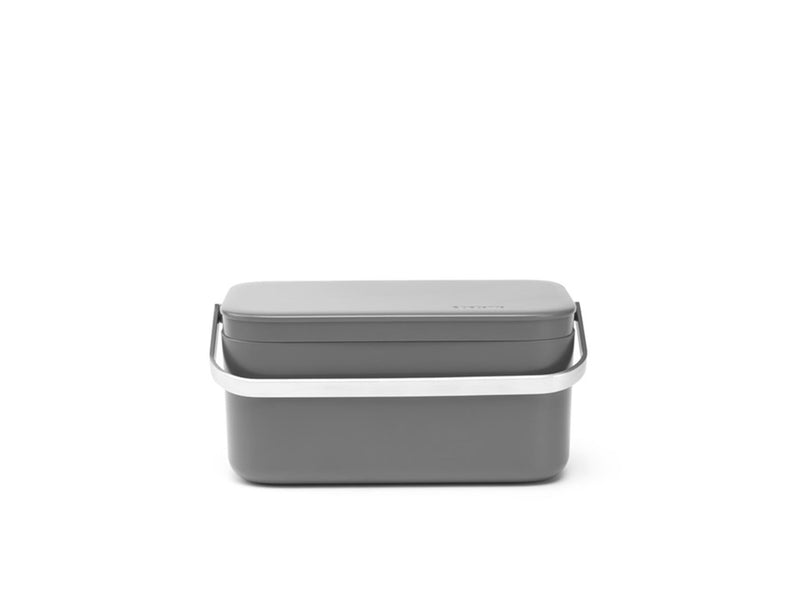 Afbeelding laden in galerijviewer, Brabantia sinkside afvalbakje aanrecht - 1,8 liter - dark grey
