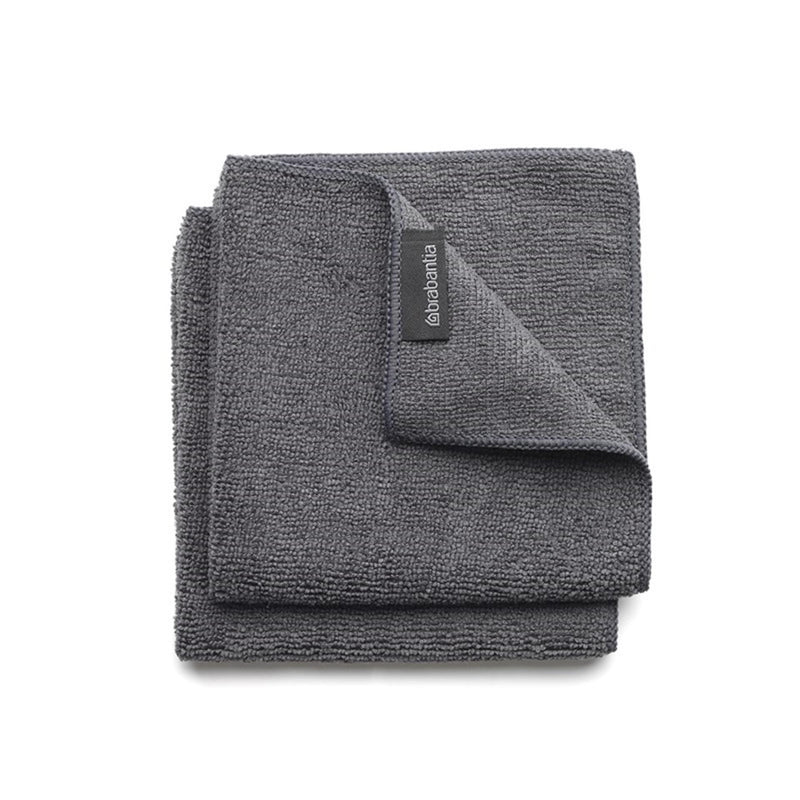 Afbeelding laden in galerijviewer, Brabantia sinkside microvezeldoeken 30x30 cm 2 stuks grijs
