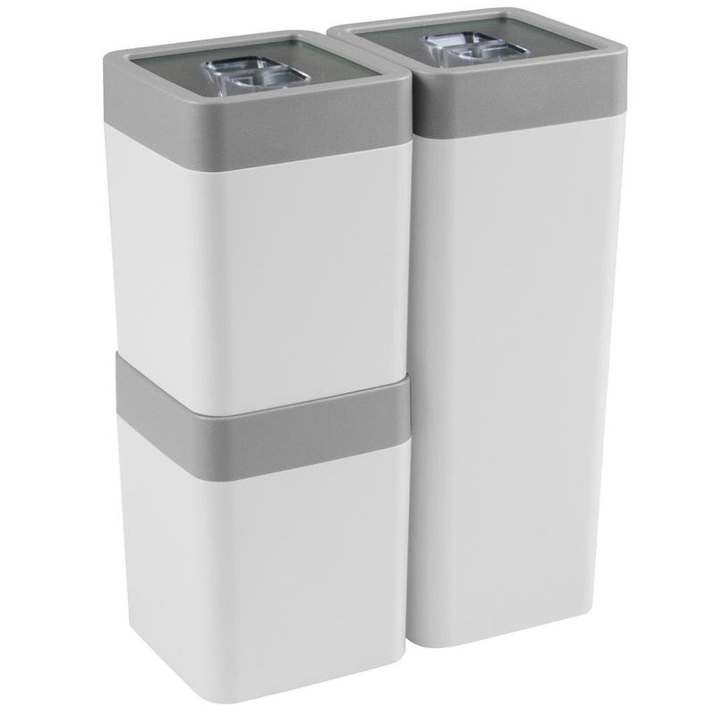 Afbeelding laden in galerijviewer, Sunware sigma home voorraadbussen 0.6l+1.4l 3 stuks wit
