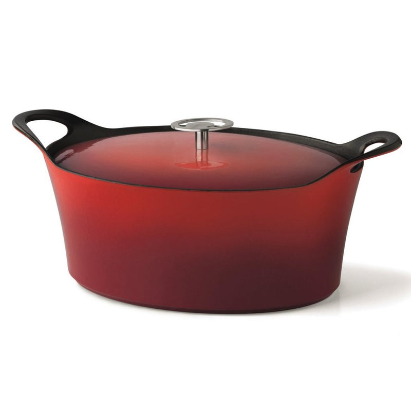 Afbeelding laden in galerijviewer, Cuisinox cuisinox volcan gietijzeren braadpan 29 cm rood
