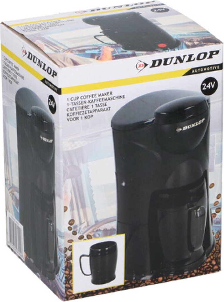 Afbeelding laden in galerijviewer, Dunlop koffiezetapparaat siggarettenaansluiting 1 kop 24v truck vrachtwagen of camper
