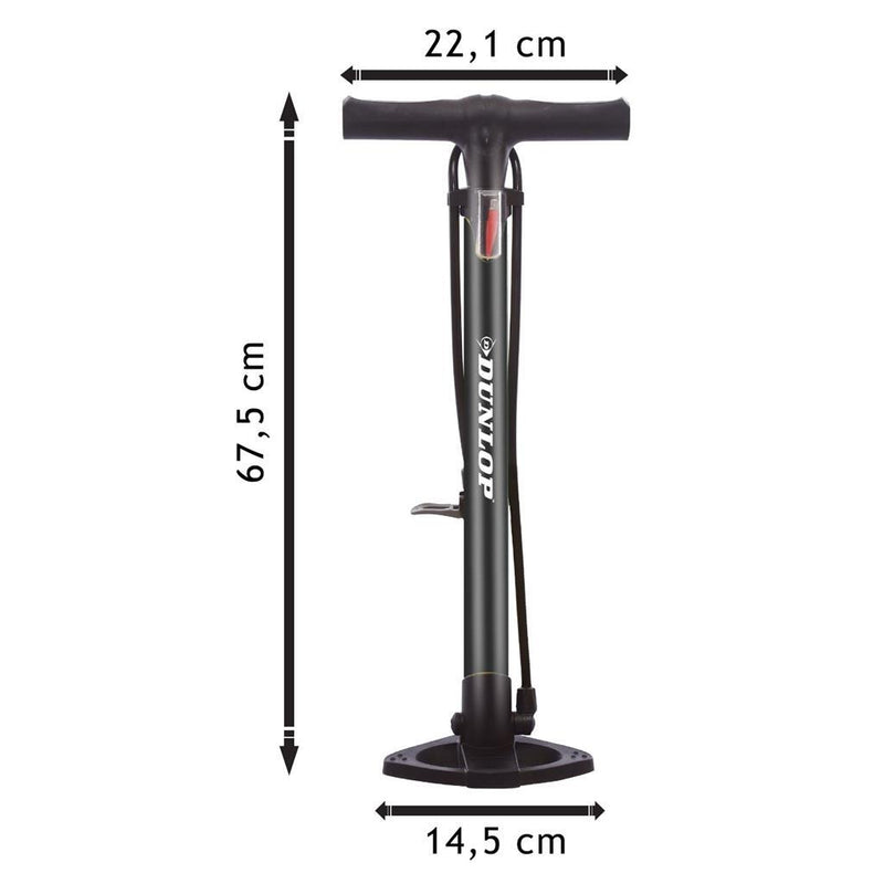 Afbeelding laden in galerijviewer, Dunlop vloerpomp staand 63cm
